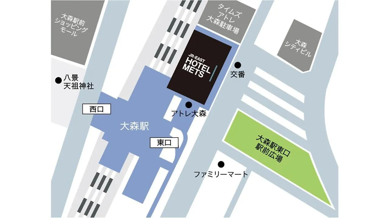 Jr-East Hotel Mets Omori Kawasaki  3*, Kawasaki (Kanagawa)